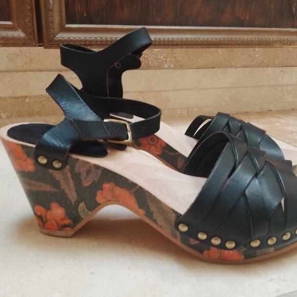 Isabel Marant floral wedge sandals - Picture 2 of 4